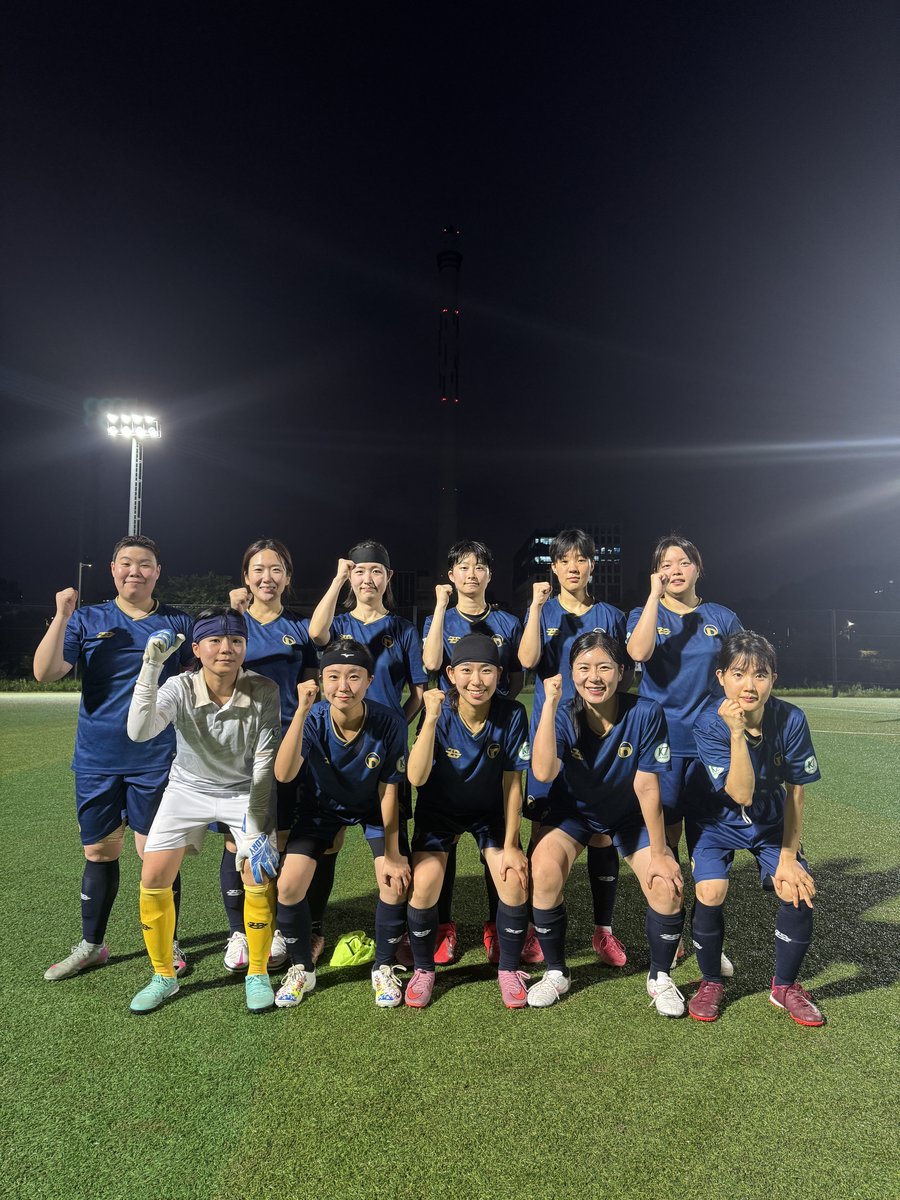 동고FC 페메니노 야간 경기 단체사진